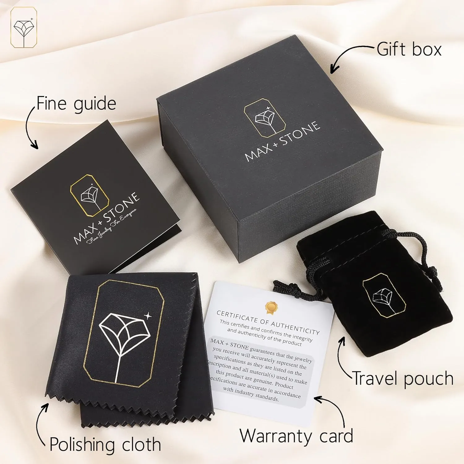 MAX   STONE 14K Gold Gemstone Pendant with 7mm Round Bezel Birthstone | Dainty Round Necklace for Women with Gold 18 Inch Cable Chain | Secure Clasp Pendants with Gift Box
