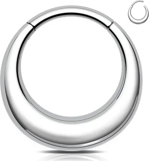Melighting 16G Titanium G23 Septum Ring - Cartilage Earring 8/10 mm Daith Piercing Jewelry Clicker for Women