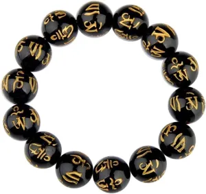 Men's Buddhist Beads Bracelet Chakra Bracelets for Women Meditation Decor Chinese Style Bangle