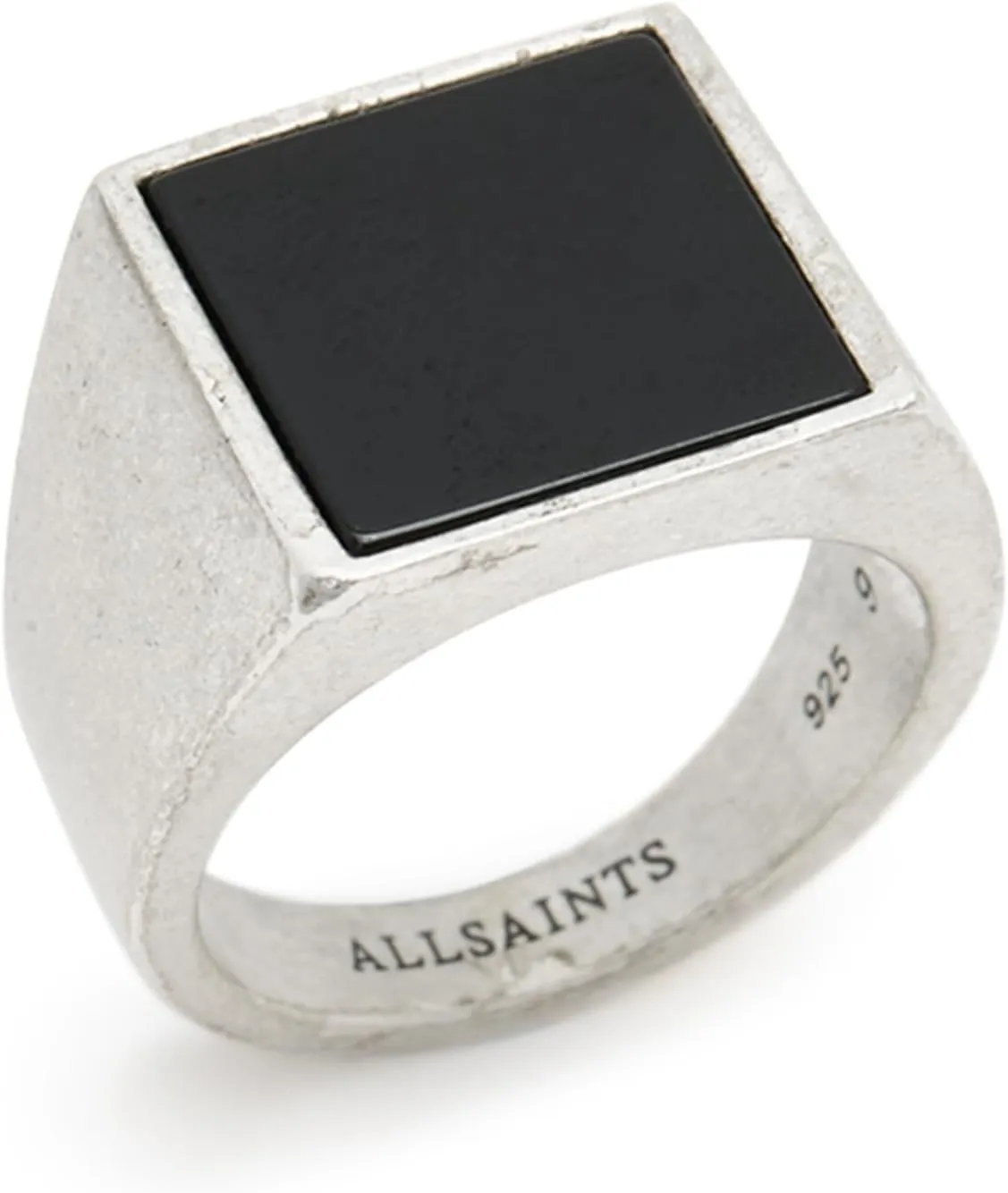 Men's Onyx Sterling Silver Signet Ring