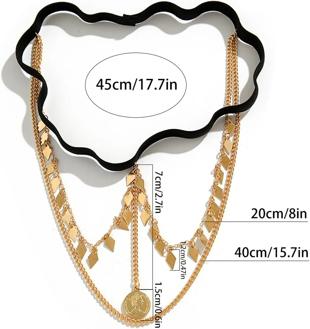 Multi-Layered Thigh Chains Jewelry, Bikini Elastic Tassel Leg Chain, Summer Beach Body Chain, Simple Metal Thigh Body Chain for Women