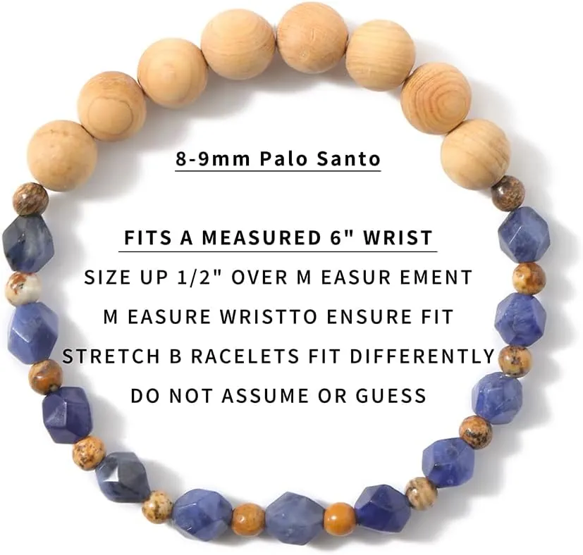 Natural Gemstone Beaded Healing Crystal Bracelets for Women, Unique and Cool Natural Bead Gemstone, Beaded Bracelets for Women MenValentines Day Mother's Day Gifts for Mother Wife