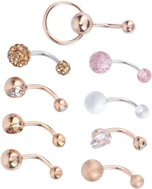 Navel Nail Cute Belly Button Hoop Belly Button Bellybutton Body Piercing Rings Belly Decoration Belly