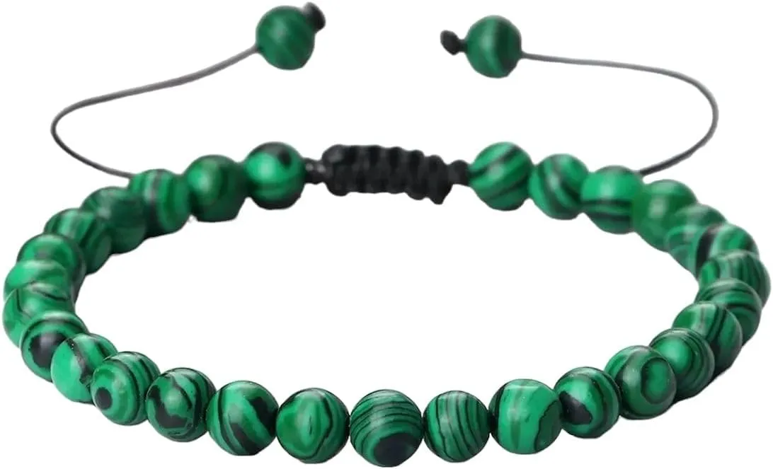 New 2024 Classical Mini 4Mm Distance Beaded Bracelet Prayer Natural Stones Braided String Bracelets & Bangles For Men/Women Charms Jewelry Fashion Accessories Creative Gift