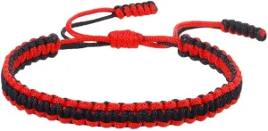 New 2025 Tibetan Couple Bracelet Lucky Red String Handwoven Knots Men Women Bracelets & Bangles Prayer Rope Best Friend Jewelry Findings Fashion Trendy Accessories Creative Gift