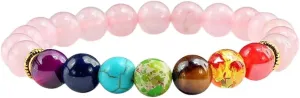 New 2025 Unisex Natural Stone Tiger Eye 7 Bracelets&Bangles Yoga Balance Beads Buddha Prayer Elastic Bracelet Men Pulseira Masculina Jewelry Fashion Trendy Accessories Creative Gift For Women And Men