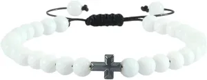 New 2026 6Mm Natural Stone Beads Bracelet Prayer Christian Jesus Cross Bracelets Bangles Women Men Yoga Jewelry Fashion Trendy Accessories Creative Gift