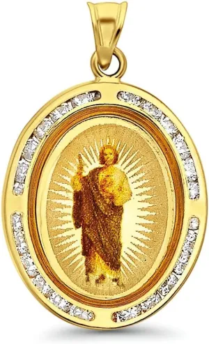 OMRANII Solid 14K Gold Charms Pendants Yellow Gold, Two Tone Gold, Tri Gold Pendant, 33 Styles Multiple Size, Engravable Charm for Mix&Match Trending Pendant Only For Women Girls