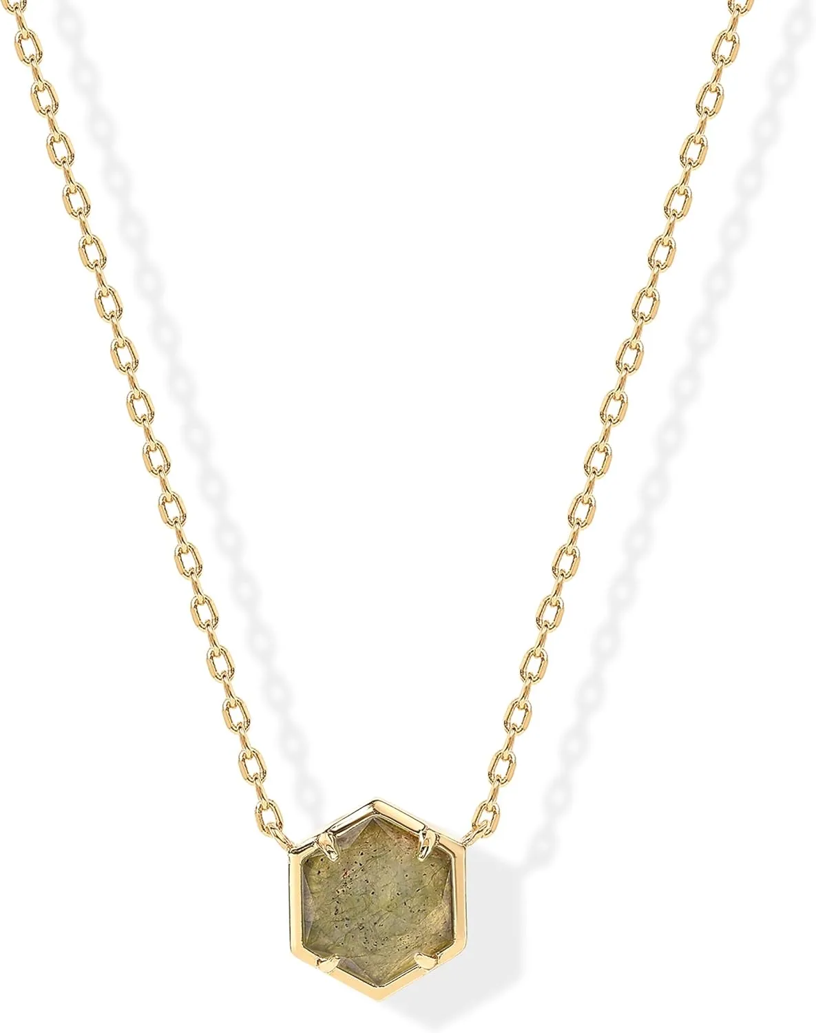 PAVOI 14K Gold Plated Gemstone Pendant Necklace | Dainty Chain Necklaces for Women | Amethyst, Onyx, Green Fluorite, Labradorite, Pearl, Rose Quartz, Agate, Sodalite, Turquoise Gemstone Pendants