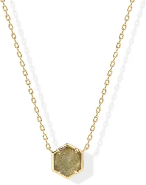 PAVOI 14K Gold Plated Gemstone Pendant Necklace | Dainty Chain Necklaces for Women | Amethyst, Onyx, Green Fluorite, Labradorite, Pearl, Rose Quartz, Agate, Sodalite, Turquoise Gemstone Pendants