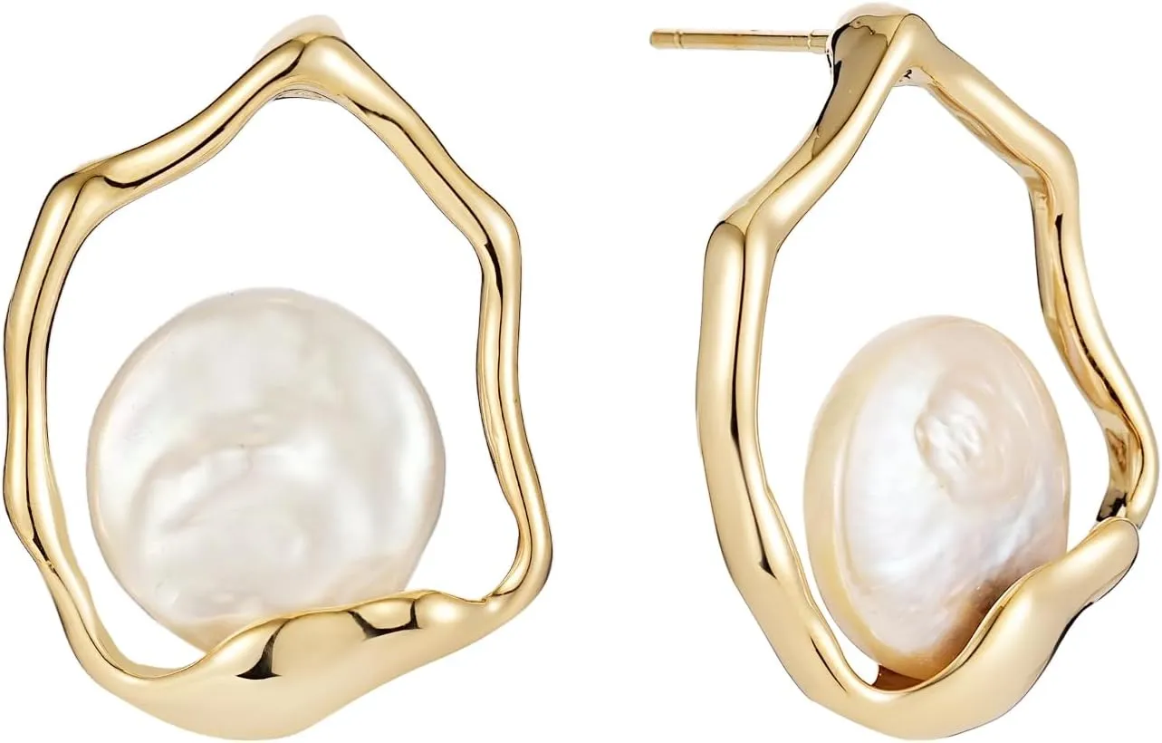 Pearl Earrings for Women Pearl Drop Dangle Earrings Pearl Statement Earrings Bridesmaid Earrings Wedding Jewelry Gift