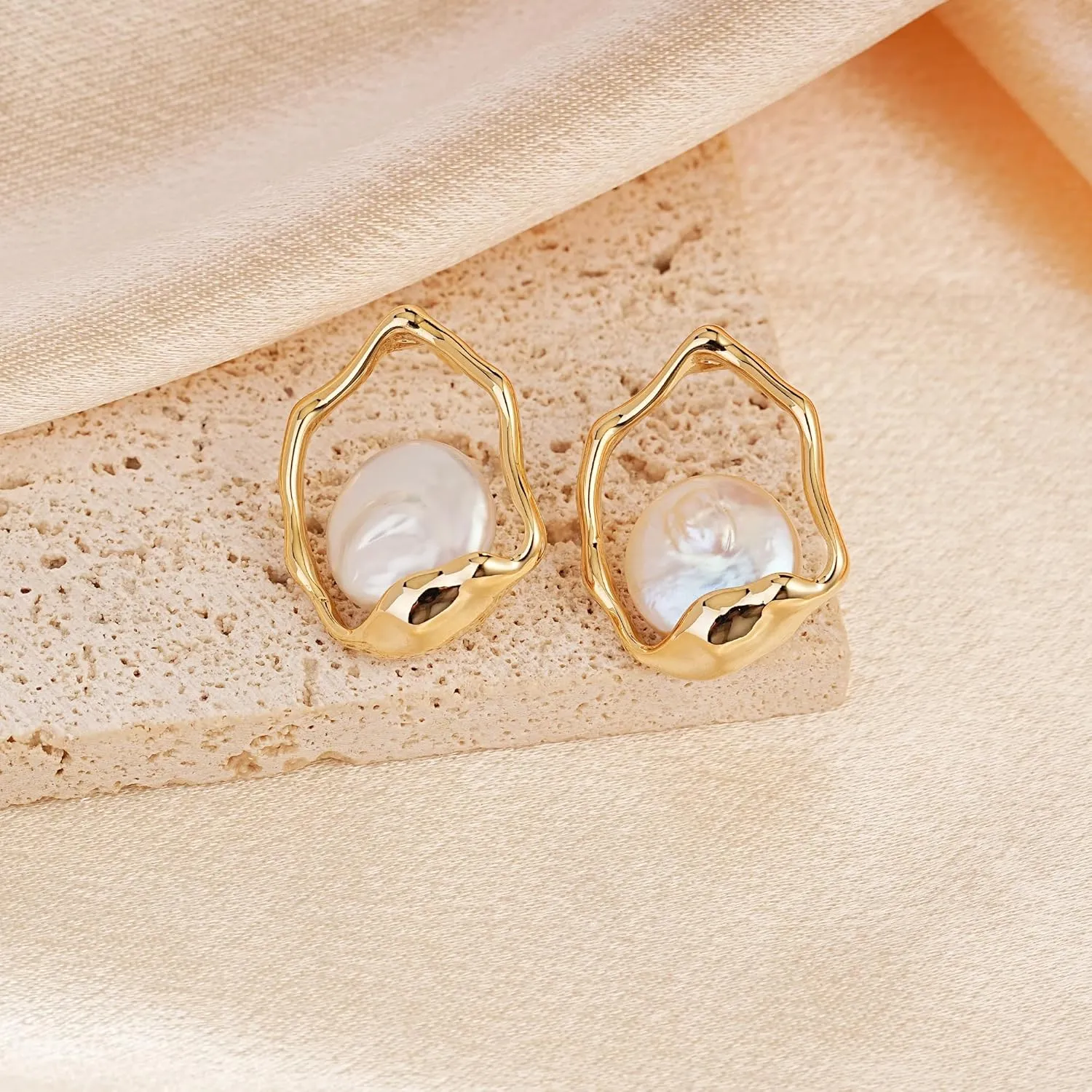Pearl Earrings for Women Pearl Drop Dangle Earrings Pearl Statement Earrings Bridesmaid Earrings Wedding Jewelry Gift