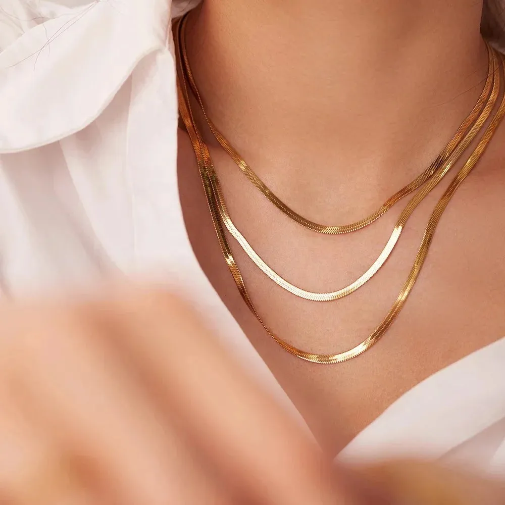 Penelope Gold Multi Layered Necklace