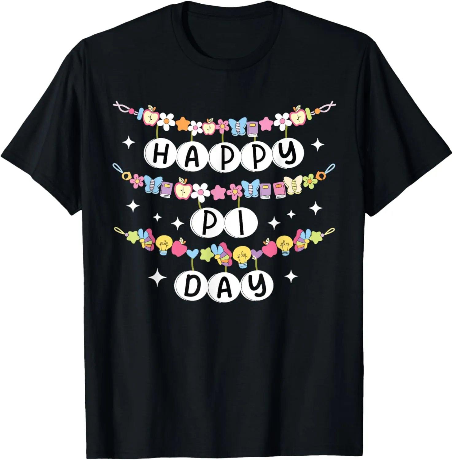 Pi Day Friendship Bracelets Adorable Math Look T-Shirt