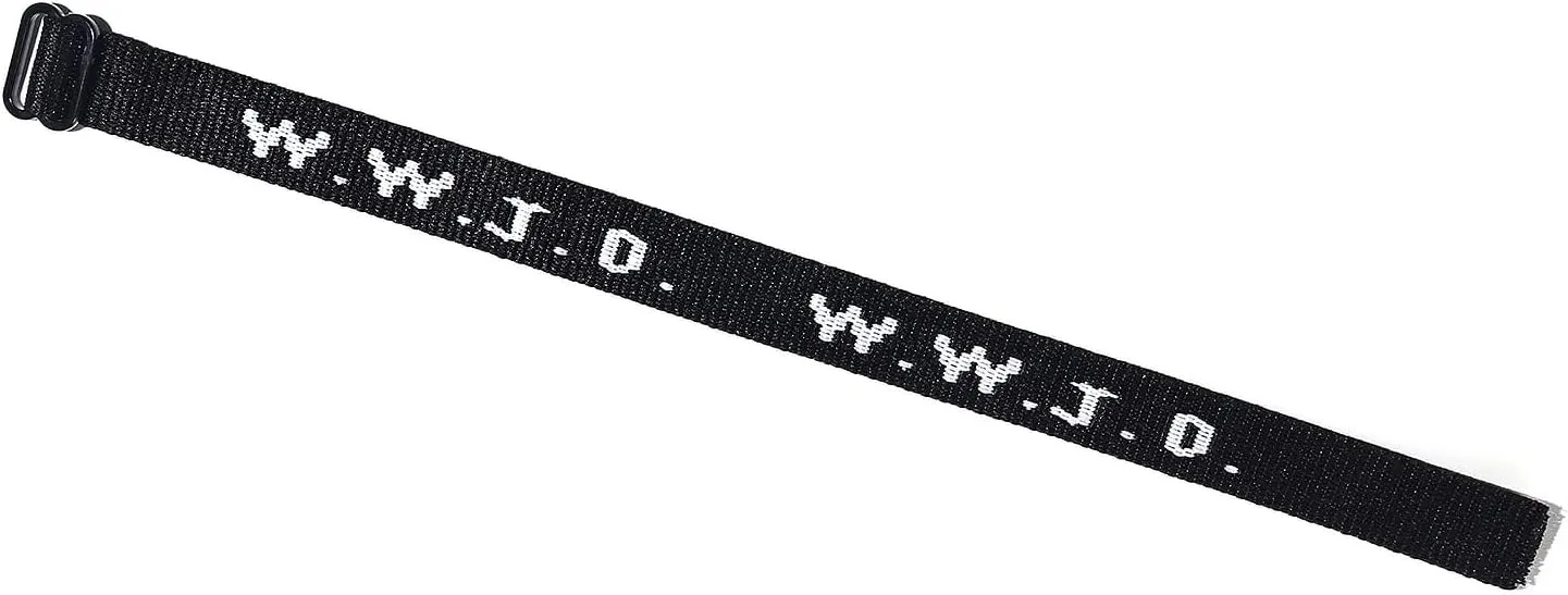 Pingyongchang What Would Jesus Do Bracelets WWJD Bracelets Letter Matching Couples Protection Braided Rope Inspirational Religious Christian Gifts Friendship Bracelet Gift for Women Men