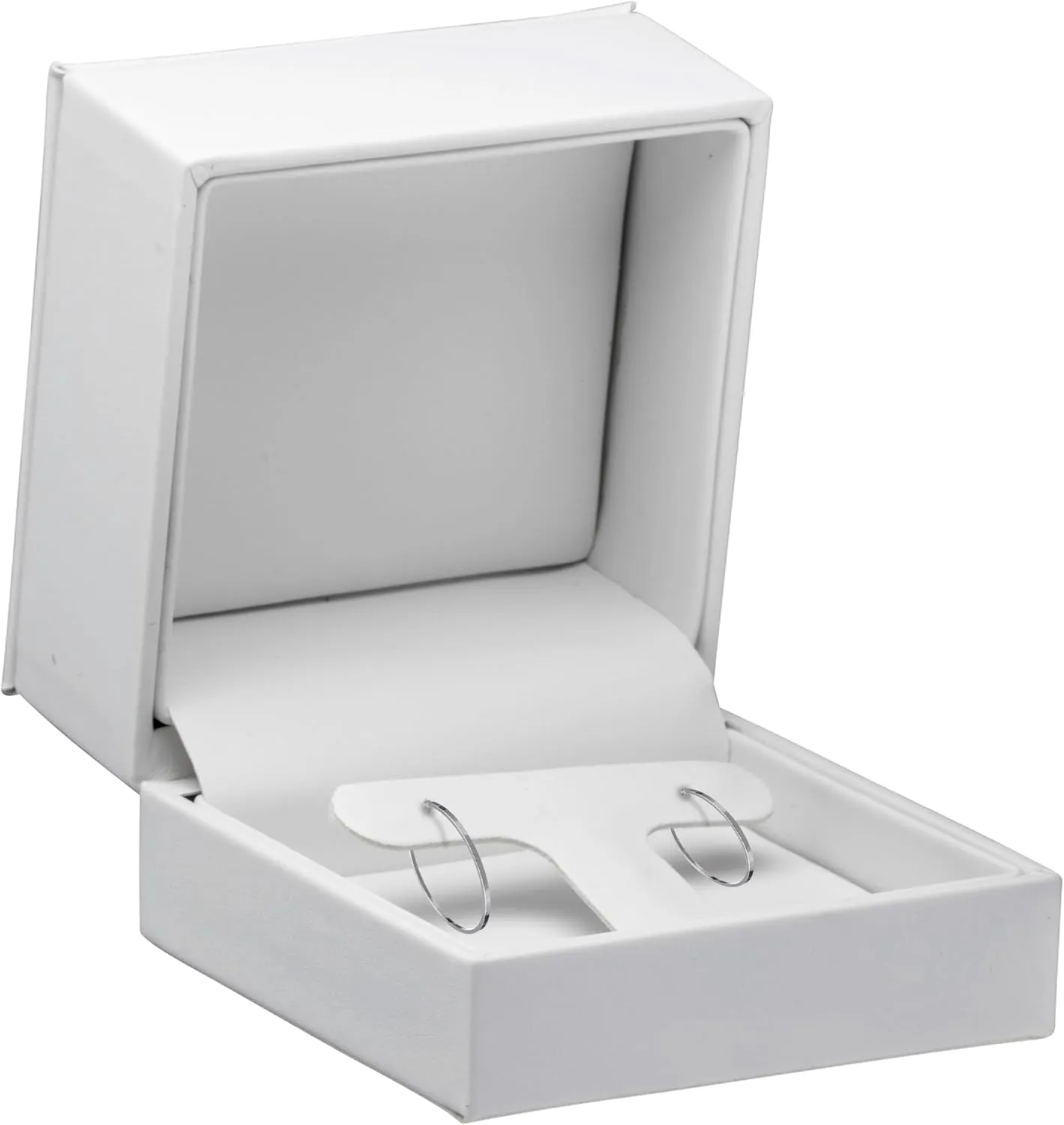 Premium Soft Leather T-Style Earring Box - Luxury Earring Case With Superior Stitching Ideal For Hanging Earrings- Elegant Jewelry Box for Girls and Women, Earring Gift Box by Allure Pack