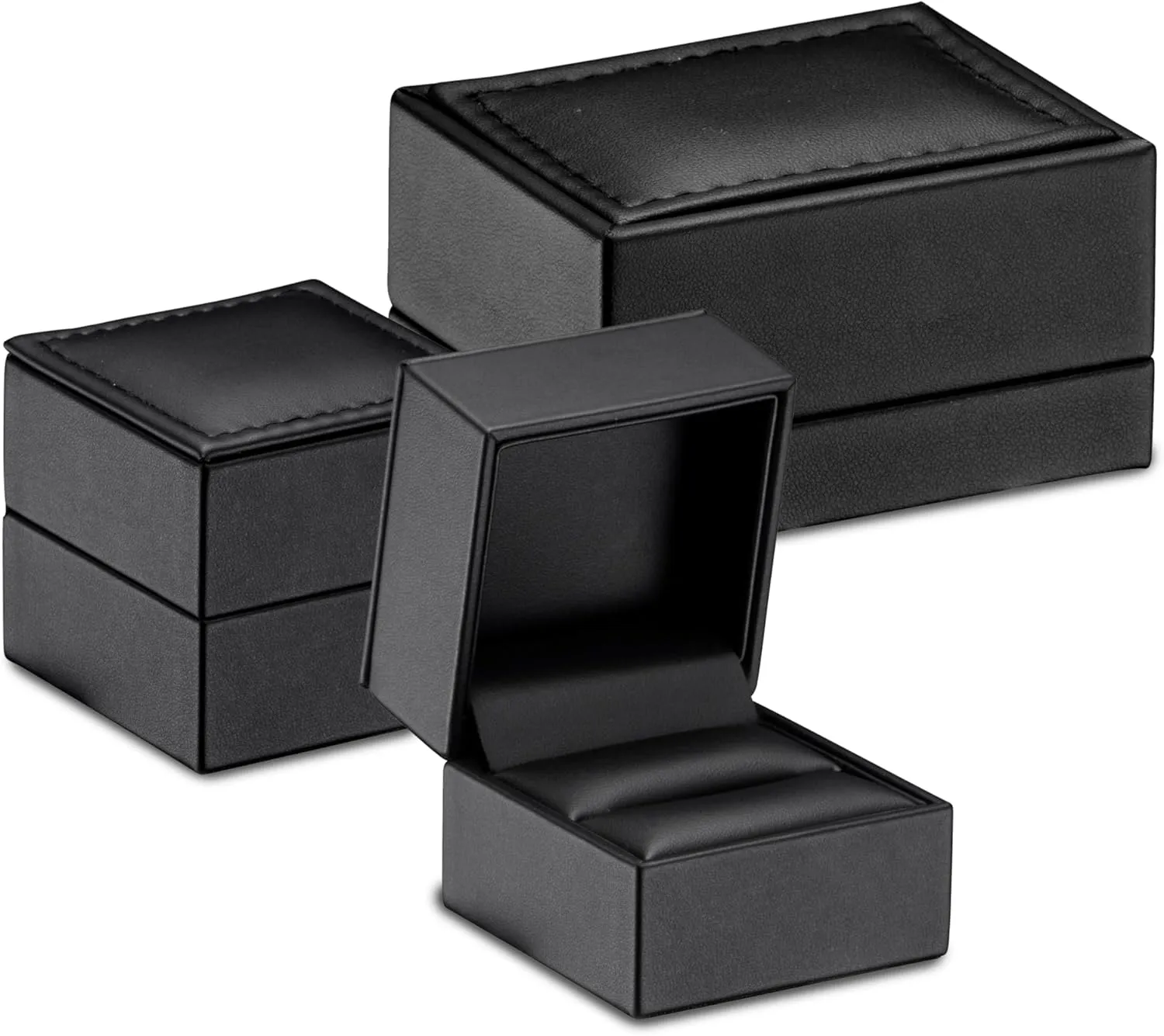 Premium Soft Leather T-Style Earring Box - Luxury Earring Case With Superior Stitching Ideal For Hanging Earrings- Elegant Jewelry Box for Girls and Women, Earring Gift Box by Allure Pack