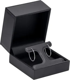 Premium Soft Leather T-Style Earring Box - Luxury Earring Case With Superior Stitching Ideal For Hanging Earrings- Elegant Jewelry Box for Girls and Women, Earring Gift Box by Allure Pack