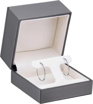 Premium Soft Leather T-Style Earring Box - Luxury Earring Case With Superior Stitching Ideal For Hanging Earrings- Elegant Jewelry Box for Girls and Women, Earring Gift Box by Allure Pack