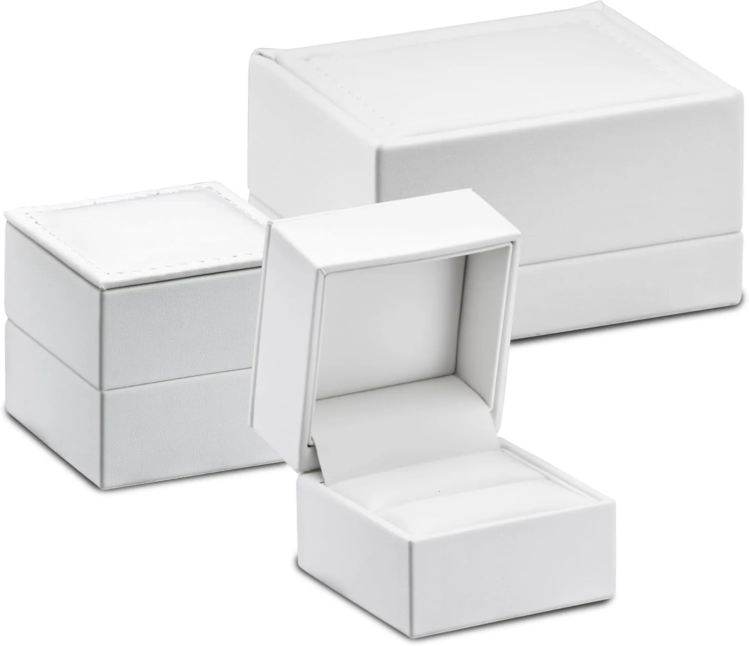Premium Soft Leather T-Style Earring Box - Luxury Earring Case With Superior Stitching Ideal For Hanging Earrings- Elegant Jewelry Box for Girls and Women, Earring Gift Box by Allure Pack