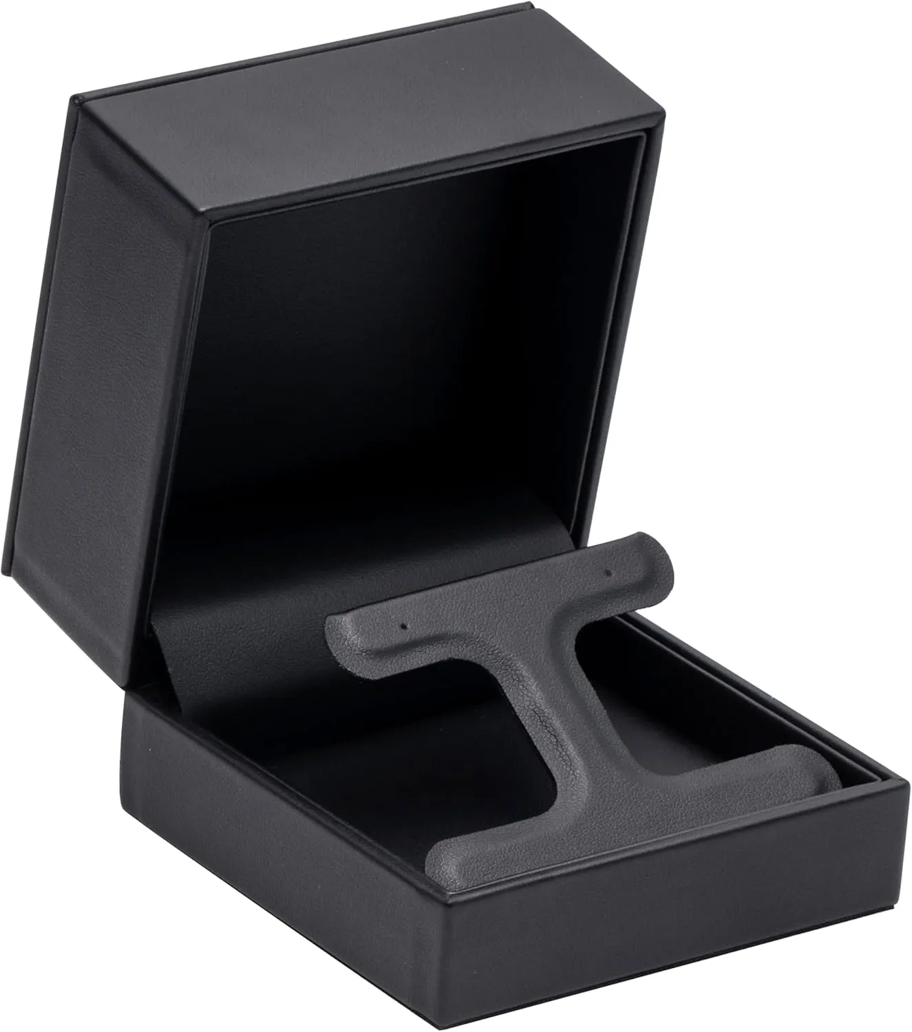 Premium Soft Leather T-Style Earring Box - Luxury Earring Case With Superior Stitching Ideal For Hanging Earrings- Elegant Jewelry Box for Girls and Women, Earring Gift Box by Allure Pack