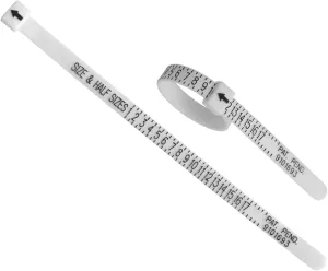Ring Sizer Finger Measure for Engagement Rings, Wedding Ring Sets, Fashion Cocktail Rings and Wedding Bands for Men & Women