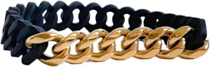 RIWAIT Stylish Durable Twist Bracelet Silicone Titanium Steel Jewelry for Women and Men Best Fashion Gift for Any Occasion