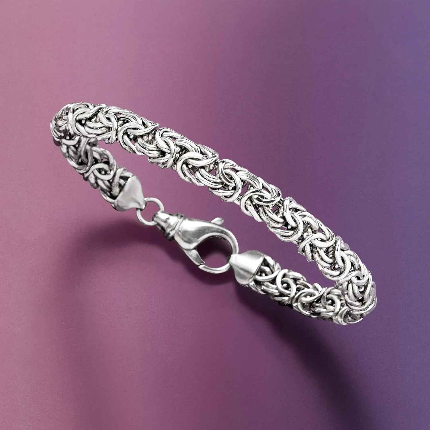 Ross-Simons Sterling Silver Small Byzantine Bracelet