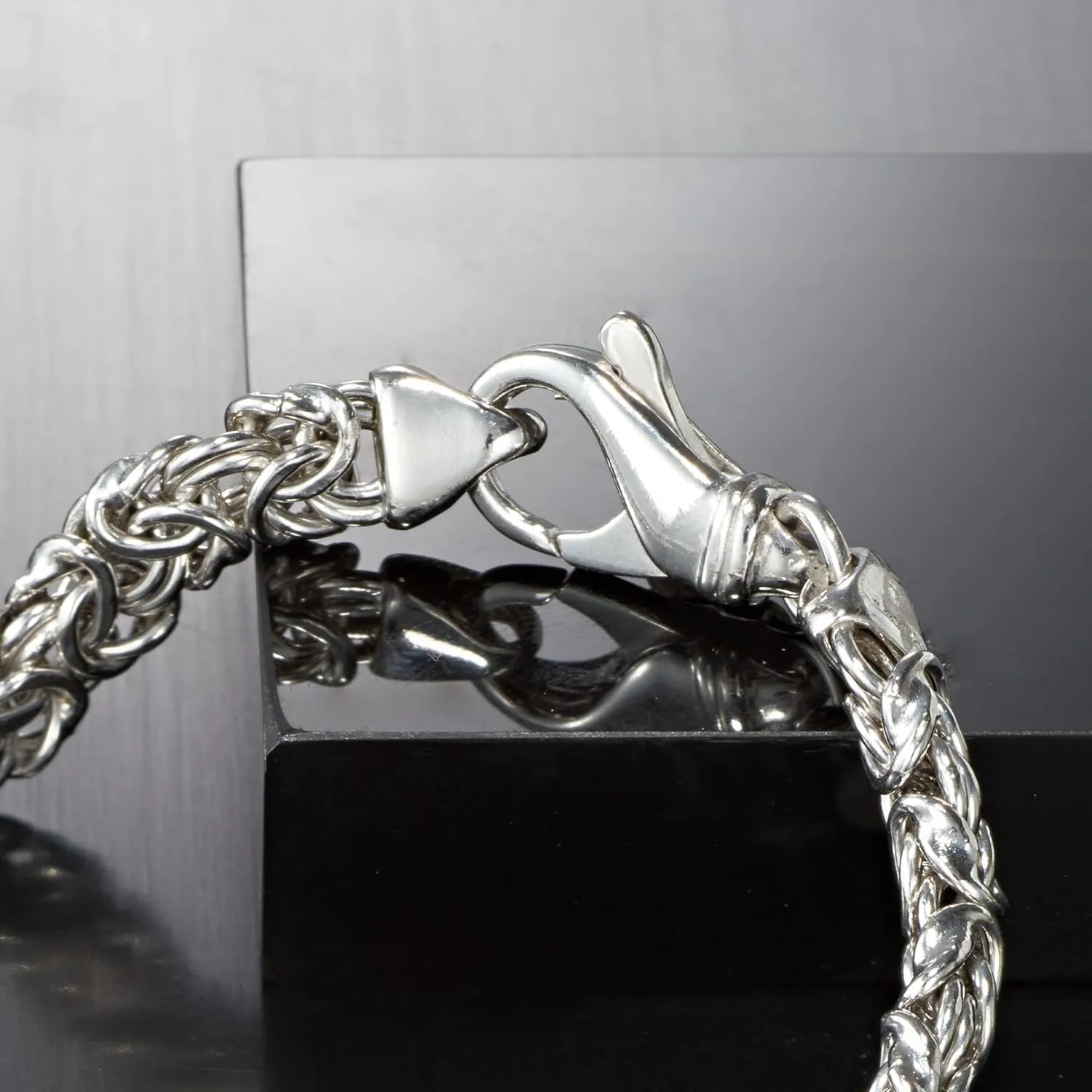 Ross-Simons Sterling Silver Small Byzantine Bracelet