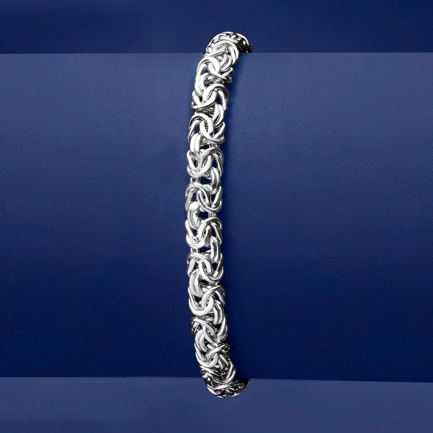 Ross-Simons Sterling Silver Small Byzantine Bracelet