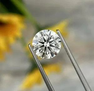 Round Cut Loose Lab Created CVD Diamond - 5.5X5.5 MM | VVS1 D Color Certified VS1 Clarity For jewellery Making