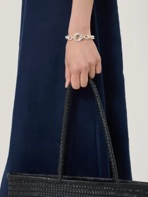Round Link Chain Bracelet | Silver