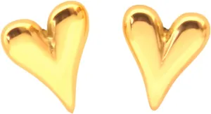 SALTY CALI- Gold and Silver Plated Stud Earrings for Women- Statement Jewelry