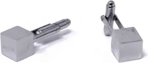 Stephanie Imports Men's Platinum-Plated Cufflinks in Gift Box