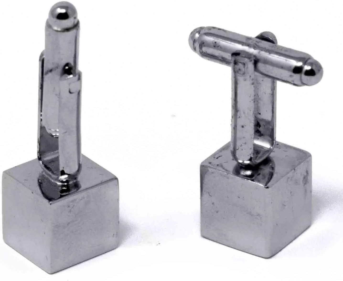 Stephanie Imports Men's Platinum-Plated Cufflinks in Gift Box
