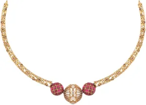 Tarinika Sterling Silver Round Choker Necklace with Hasli-style tribal Design(Gold-Plated) - Silver Necklace for Women | Perfect for Ethnic occasions | Indian jewelry sets for women | 1 Year Warranty*