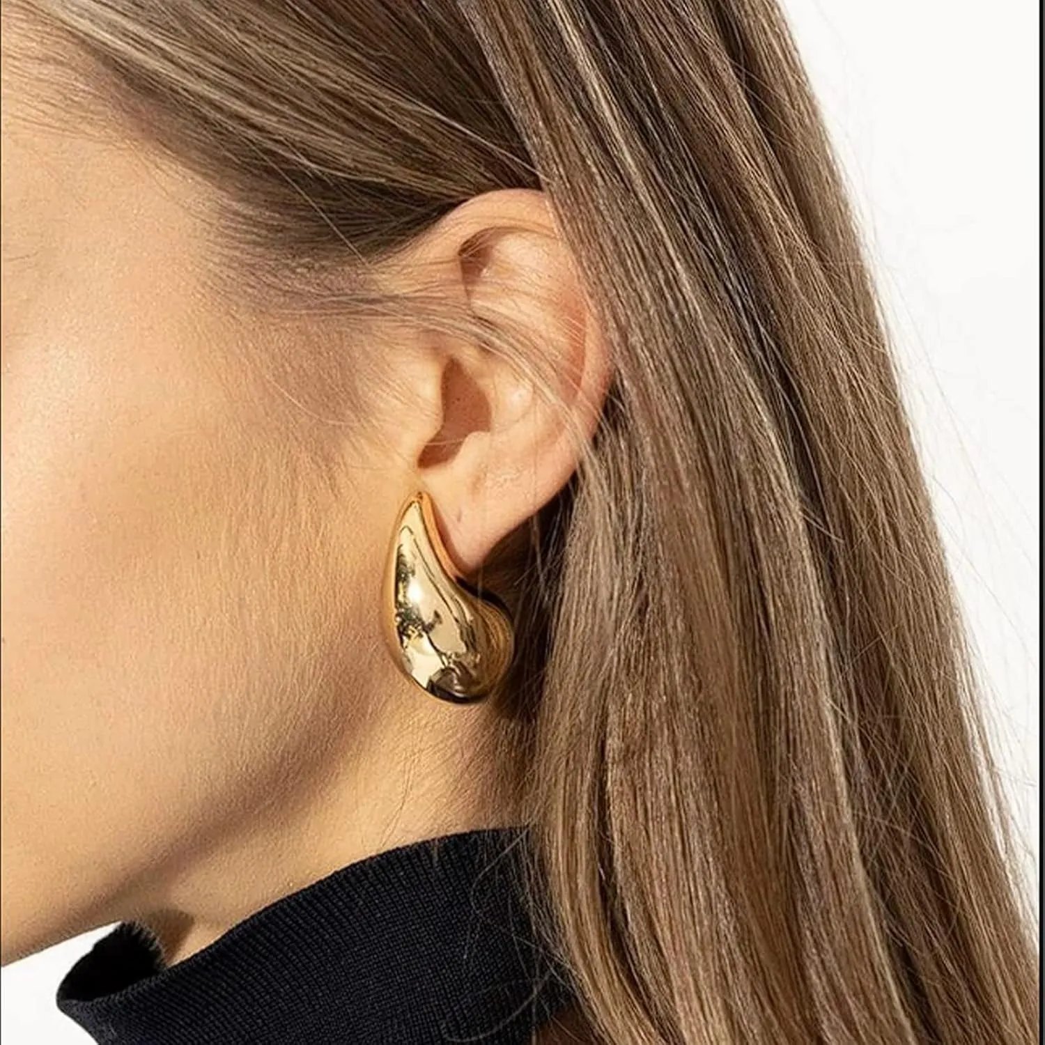 Tear Drop Earring Dupes Waterdrop Earrings for Women Fashion Trendy Droplet Prom Jewelry Gift