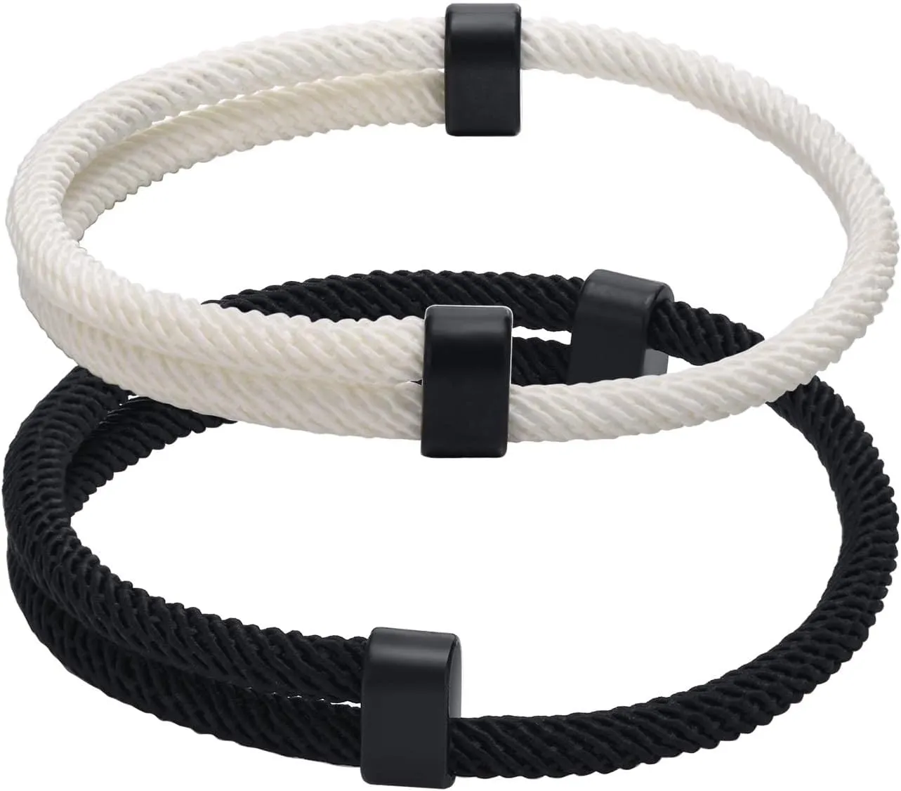TempBeau Nautical Braided Rope Bracelets Set - 6 Pcs Adjustable Braided Cord Bracelet, Handmade Navy Marine String Bracelet with Metal Knot, Men Women Braided Bracelets Gifts