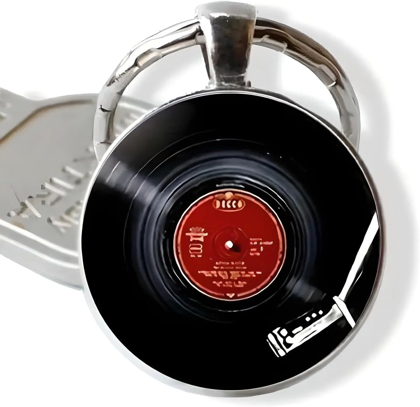 Unique Music Record Pendant Necklace - Avant-Garde Fashion Accessory, Eye-Catching Design for Men and Women - Birthday, Christmas Gift or Personalized Jewelry