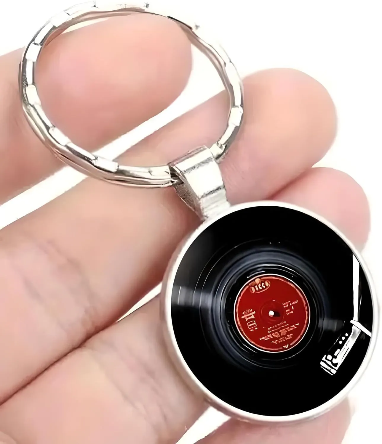 Unique Music Record Pendant Necklace - Avant-Garde Fashion Accessory, Eye-Catching Design for Men and Women - Birthday, Christmas Gift or Personalized Jewelry