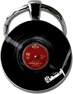 Unique Music Record Pendant Necklace - Avant-Garde Fashion Accessory, Eye-Catching Design for Men and Women - Birthday, Christmas Gift or Personalized Jewelry