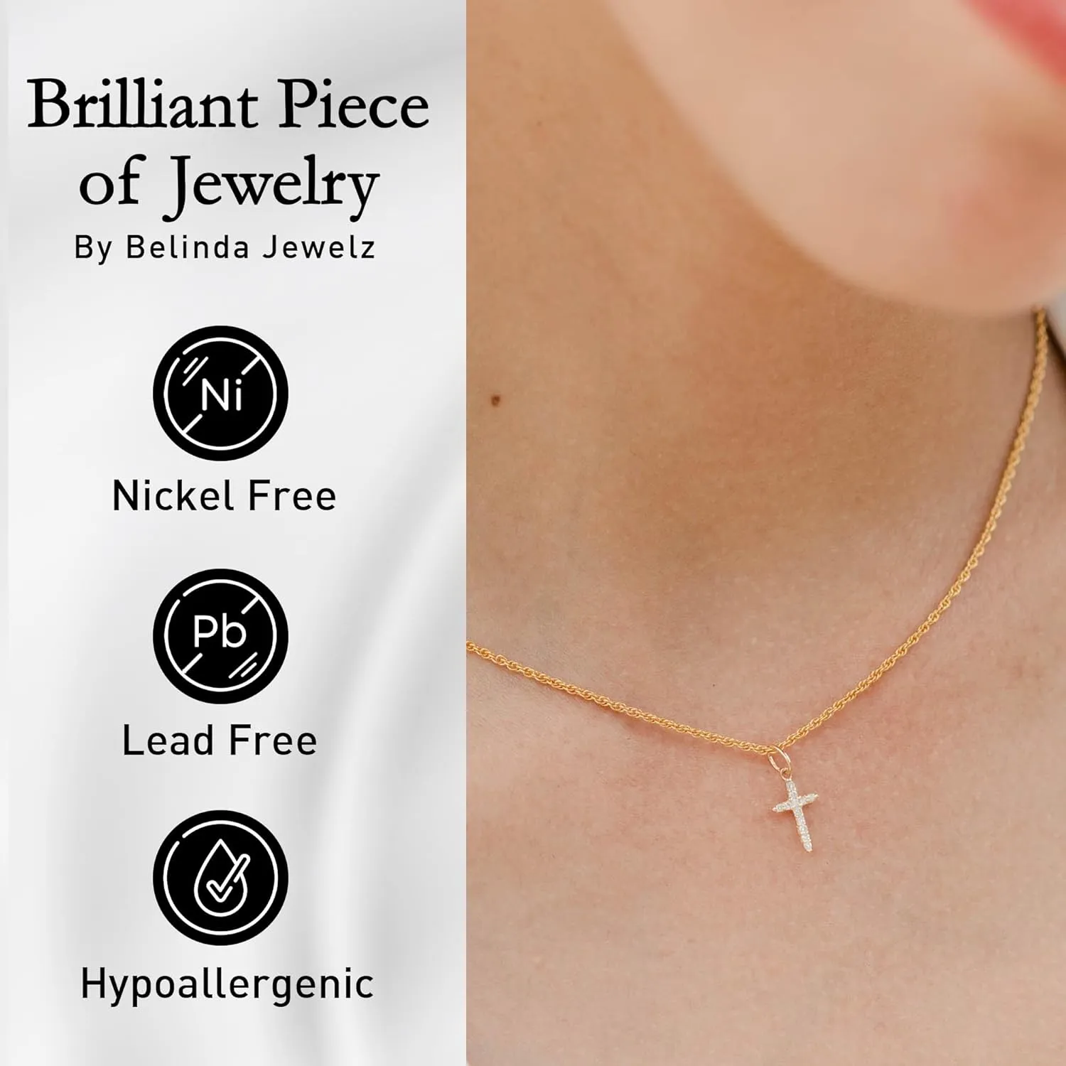 Womens 14K Solid Yellow Gold Mini Lucky Charm Pendant For Necklace and Bracelet Dainty & Delicate Jewelry Gift for Birthday Valentine's Day