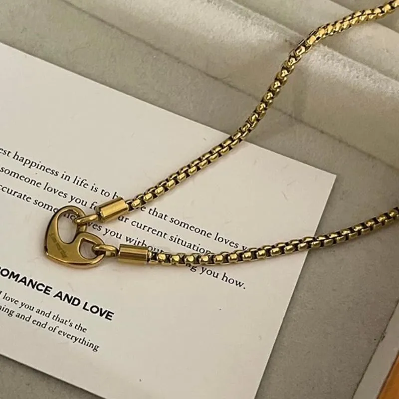 Women's Elegant Necklaces, Gold Heart Charm | PinkCross & Stainless Steel | Perfume Bottle Pendant | Layered Pearls | Smile Round | Gold Square - 18K Gold & Silver Plated Jewelry Gifts for Her