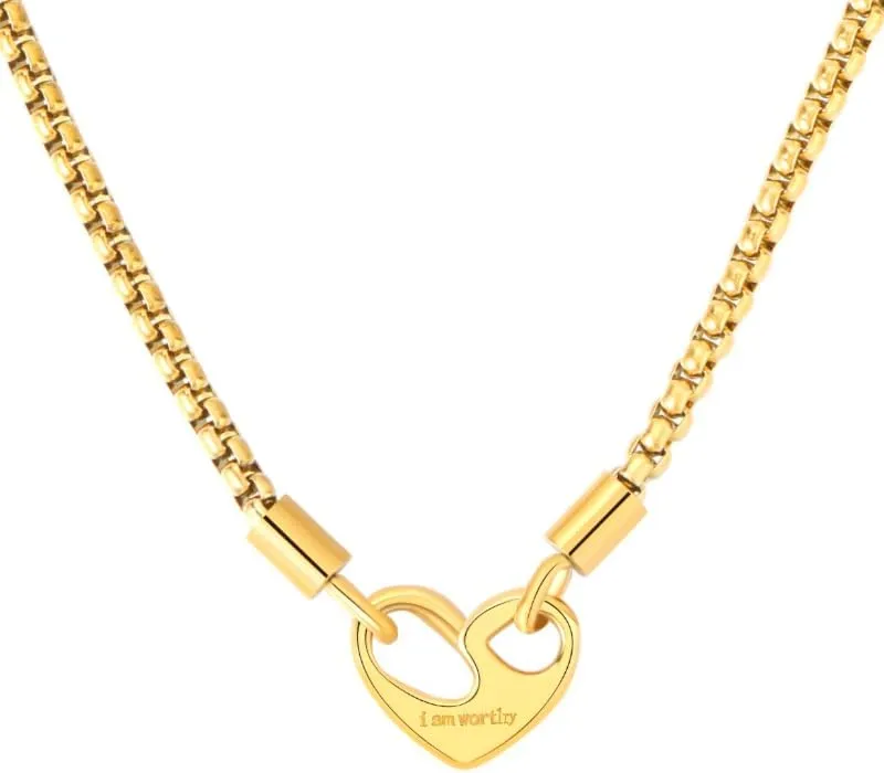 Women's Elegant Necklaces, Gold Heart Charm | PinkCross & Stainless Steel | Perfume Bottle Pendant | Layered Pearls | Smile Round | Gold Square - 18K Gold & Silver Plated Jewelry Gifts for Her
