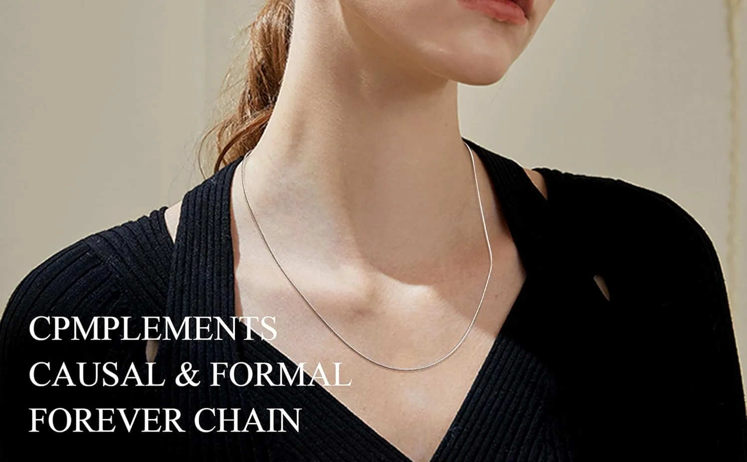 YADOCA 3Pcs Stainless Steel Necklace for Women Men - 1mm 1.2mm Snake Box Cable Chain - Thin & Sturdy Long Lobster Clasp Silver Tone 16-30 Inch